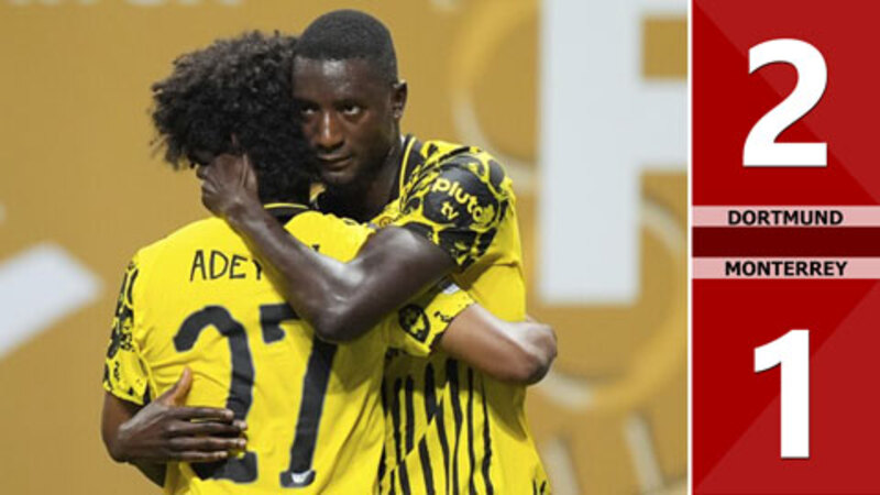 Dortmund thắng Monterrey, gặp Real ở tứ kết Club World Cup